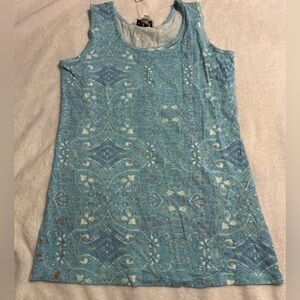 NWT Simply Noelle Blue Tank Top